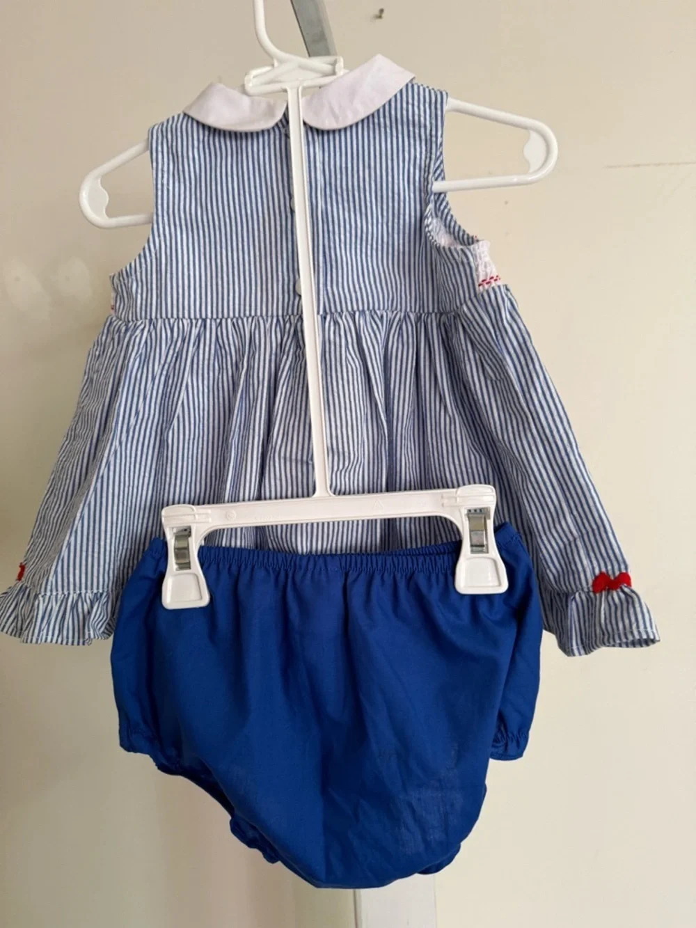 NWT Goodlad Smocked Crab Diaper Set